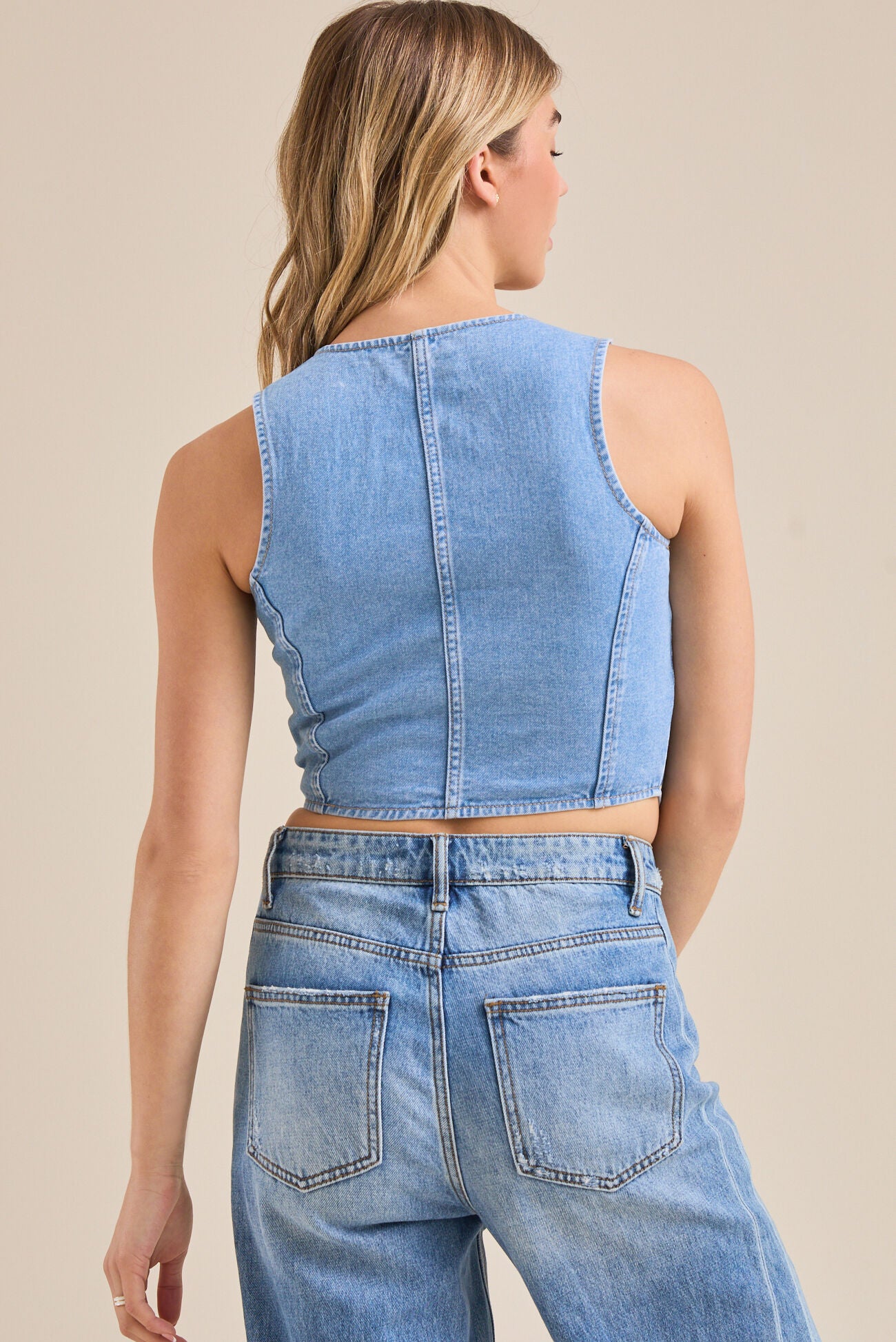 Harlee Denim Vest
