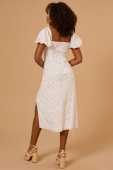 Everleigh Puff Sleeve Midi Dress