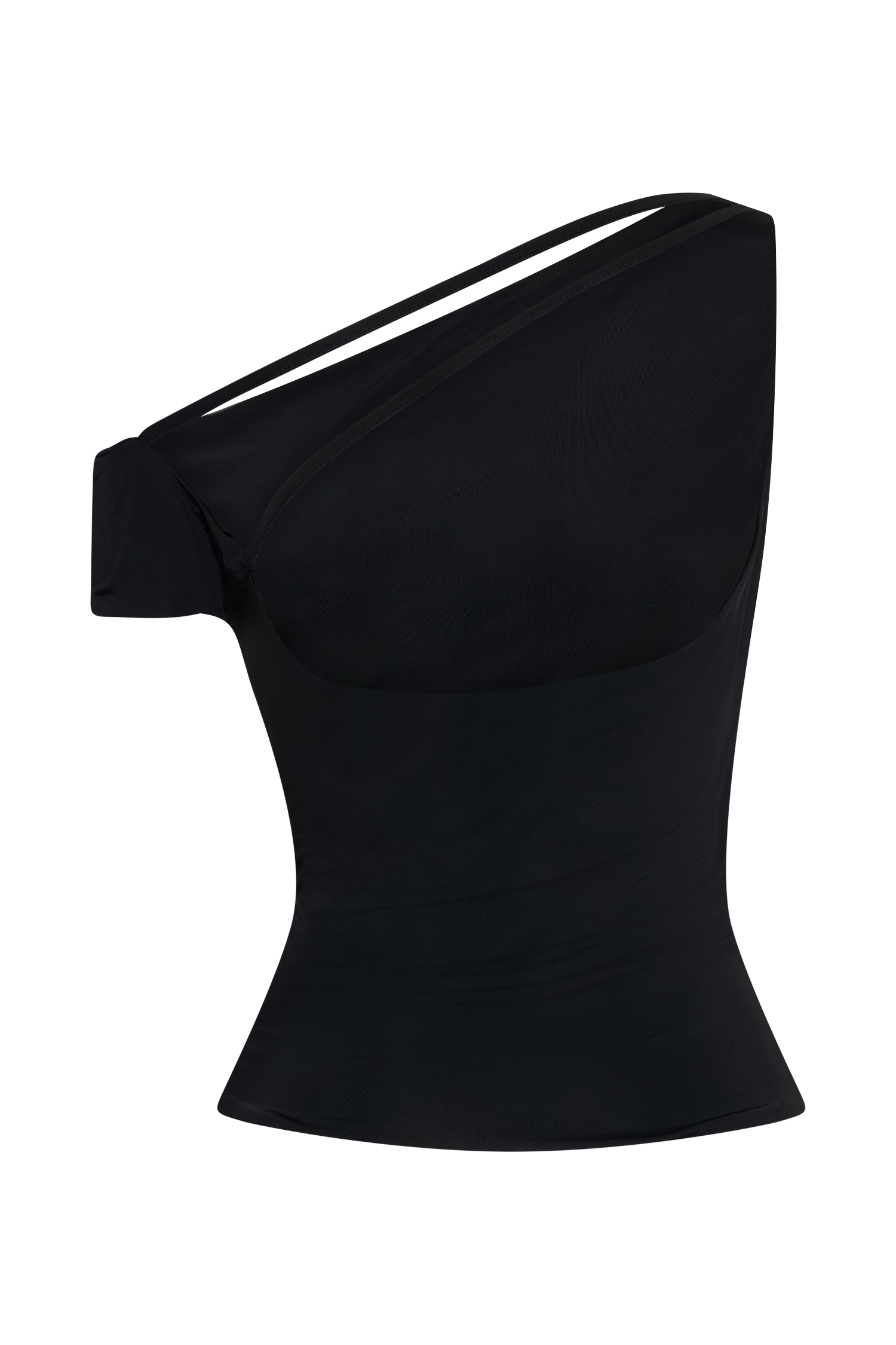 Kacey Slinky Off Shoulder Top - Black