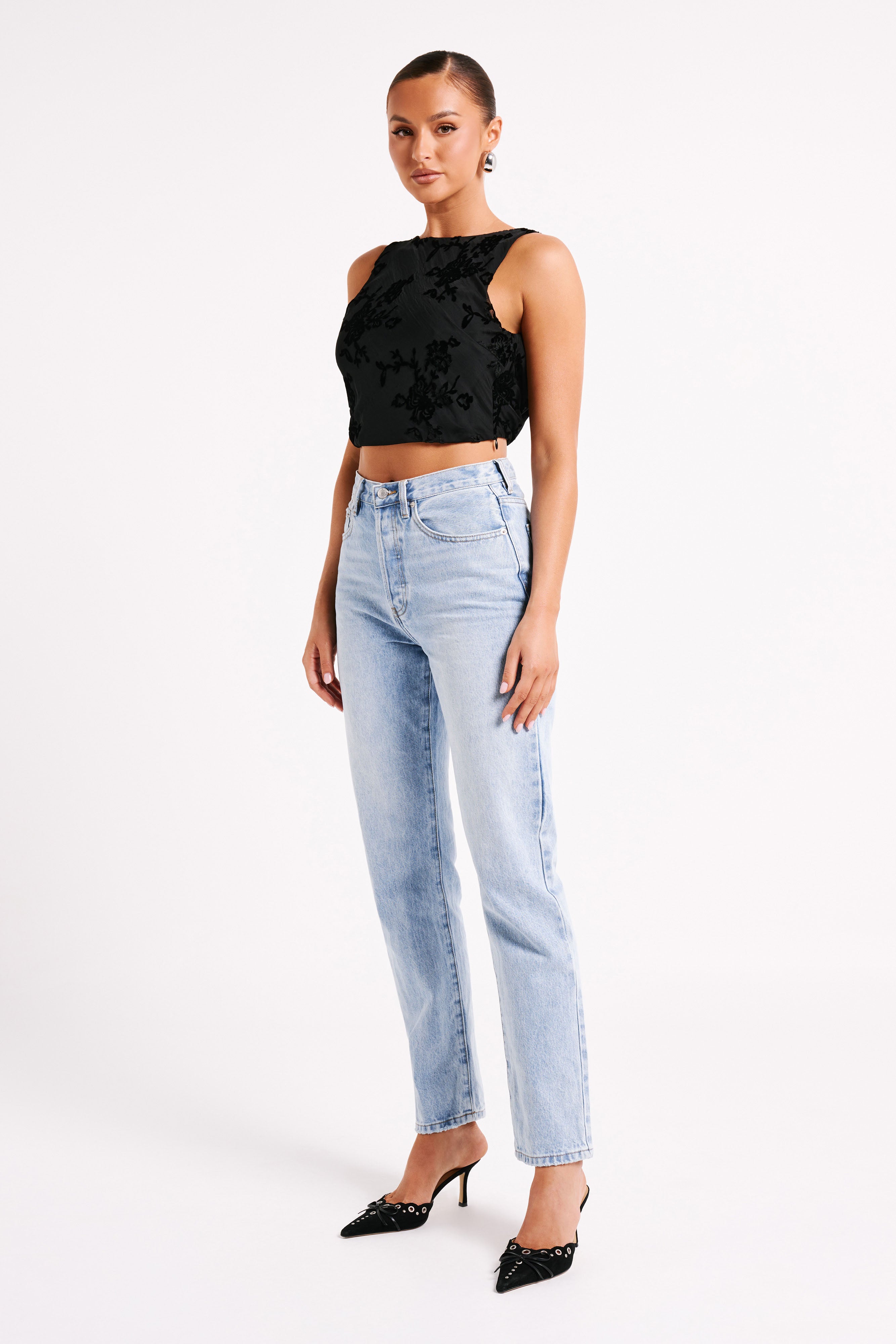 Mattea Denim Jeans - Mid Blue